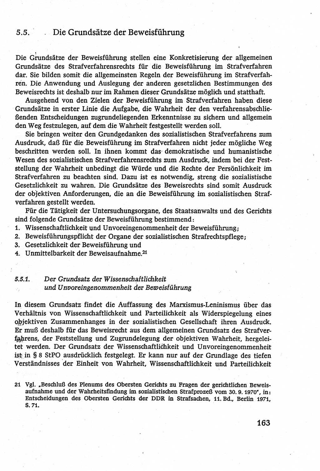 Strafverfahrensrecht [Deutsche Demokratische Republik (DDR)], Lehrbuch 1977, Seite 163 (Strafverf.-R. DDR Lb. 1977, S. 163)