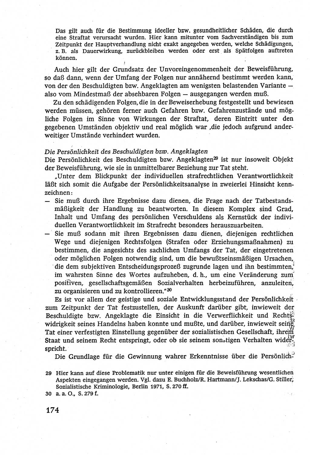 Strafverfahrensrecht [Deutsche Demokratische Republik (DDR)], Lehrbuch 1977, Seite 174 (Strafverf.-R. DDR Lb. 1977, S. 174)
