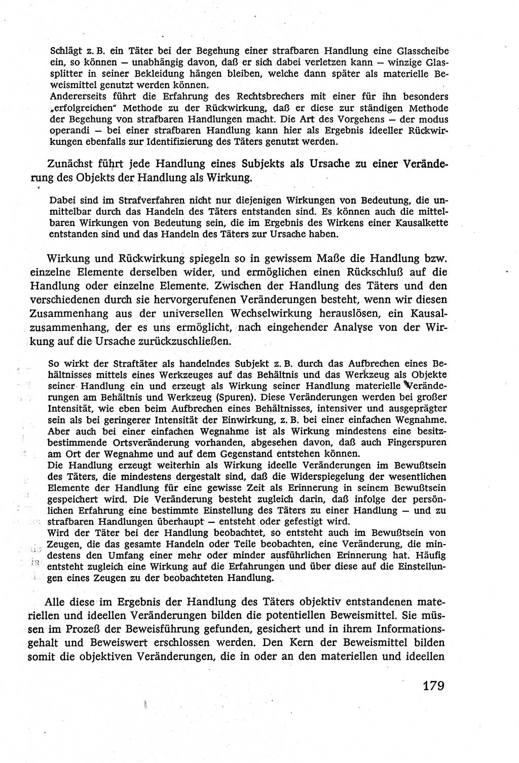 Strafverfahrensrecht [Deutsche Demokratische Republik (DDR)], Lehrbuch 1977, Seite 179 (Strafverf.-R. DDR Lb. 1977, S. 179)