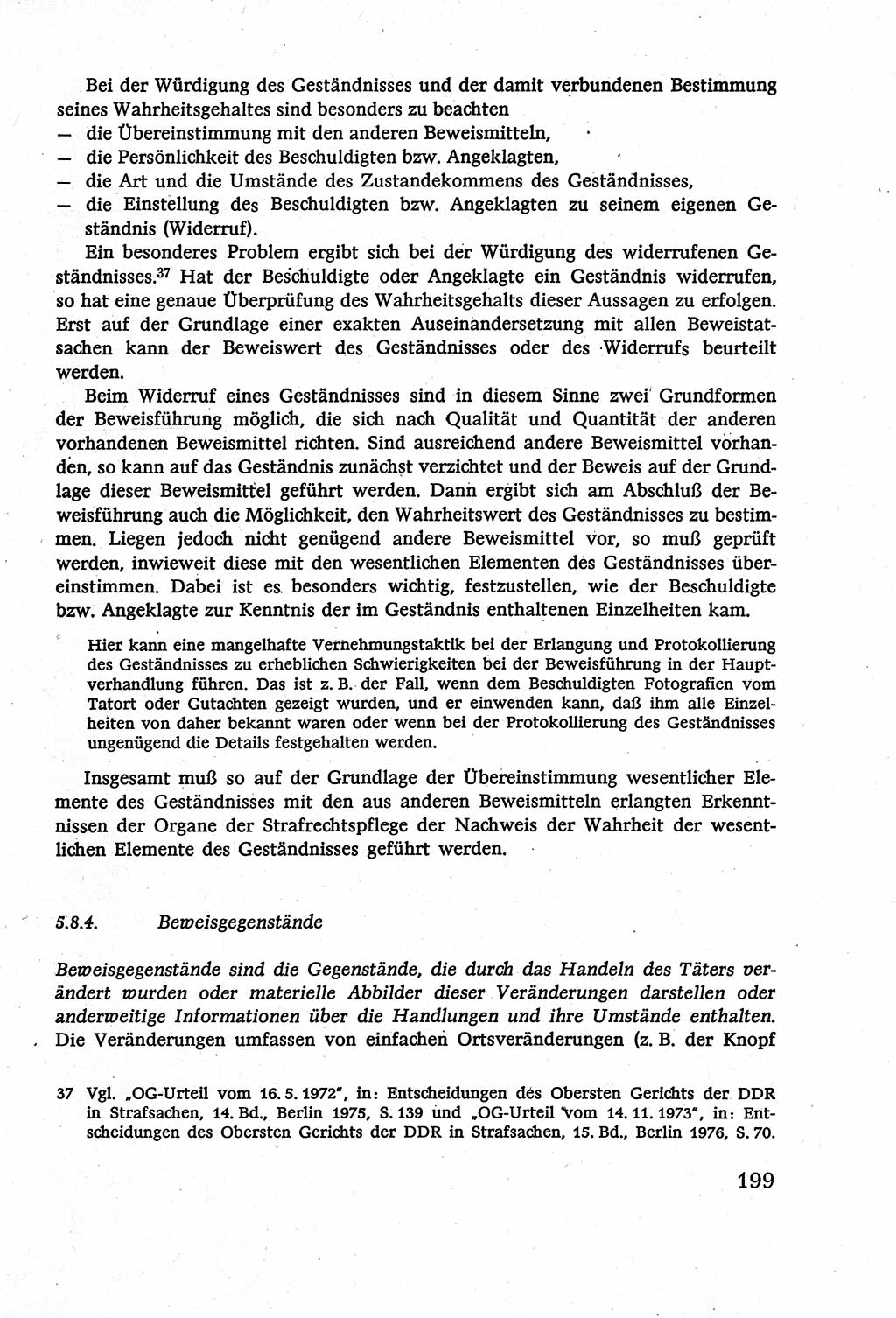 Strafverfahrensrecht [Deutsche Demokratische Republik (DDR)], Lehrbuch 1977, Seite 199 (Strafverf.-R. DDR Lb. 1977, S. 199)