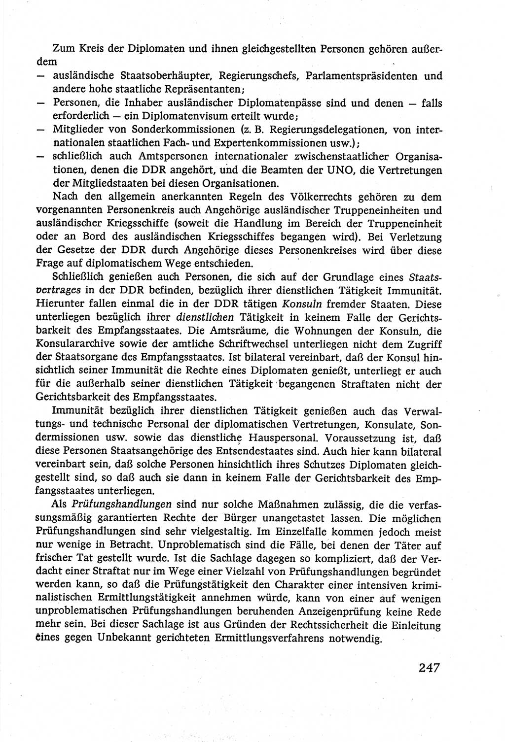 Strafverfahrensrecht [Deutsche Demokratische Republik (DDR)], Lehrbuch 1977, Seite 247 (Strafverf.-R. DDR Lb. 1977, S. 247)