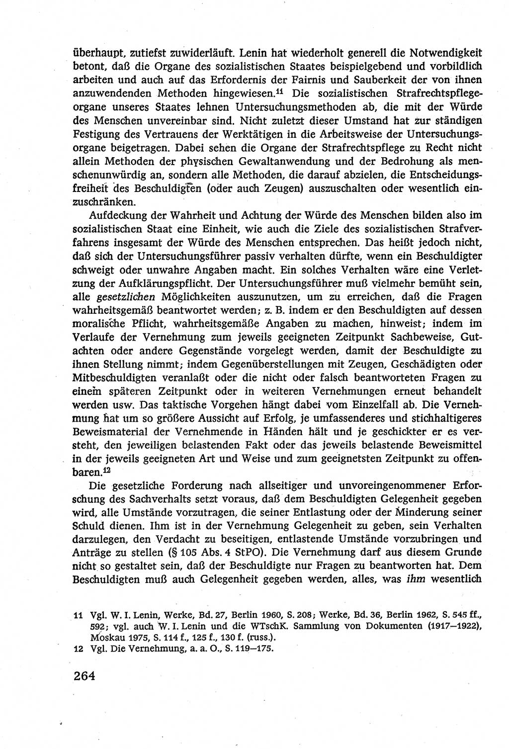 Strafverfahrensrecht [Deutsche Demokratische Republik (DDR)], Lehrbuch 1977, Seite 264 (Strafverf.-R. DDR Lb. 1977, S. 264)