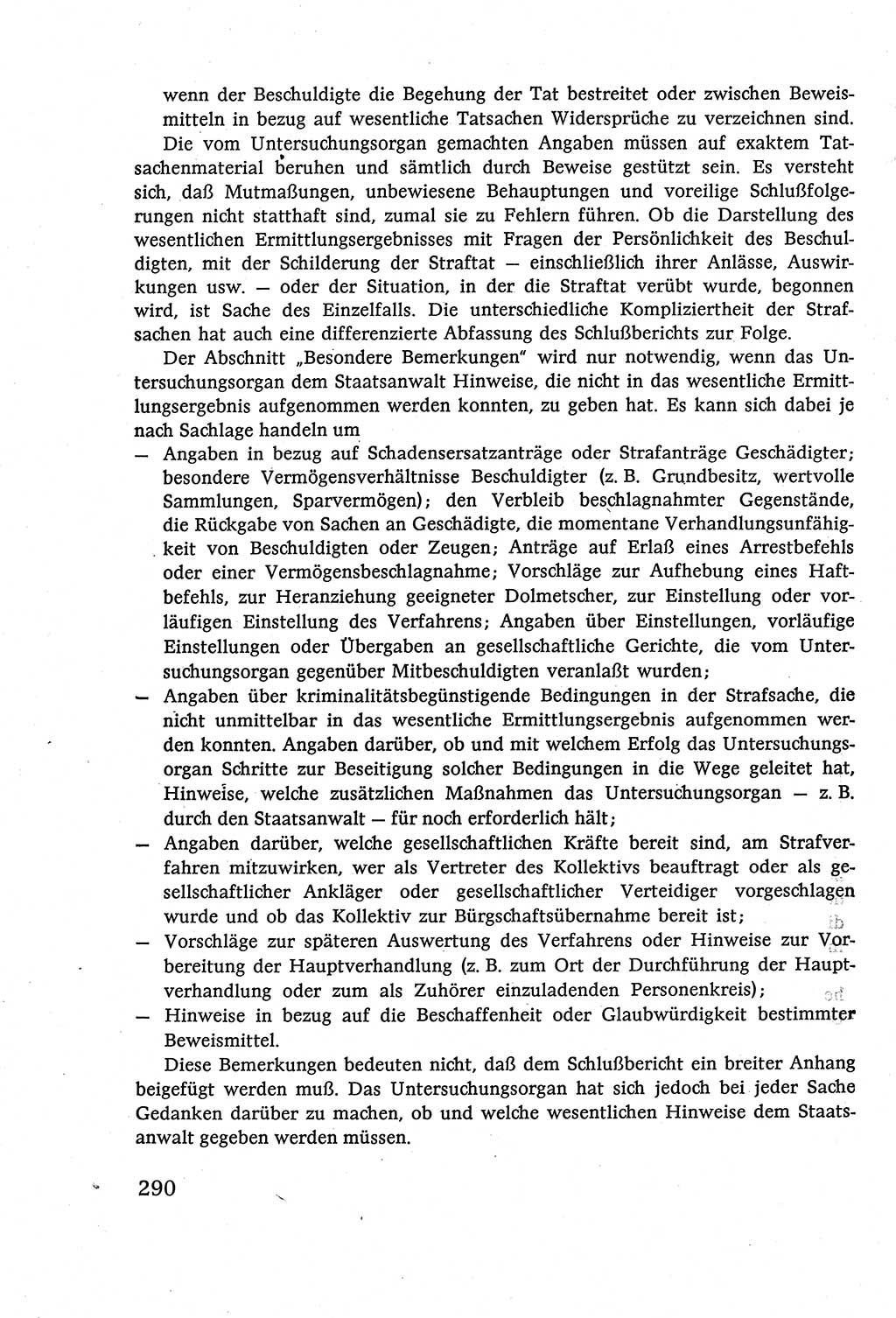 Strafverfahrensrecht [Deutsche Demokratische Republik (DDR)], Lehrbuch 1977, Seite 290 (Strafverf.-R. DDR Lb. 1977, S. 290)