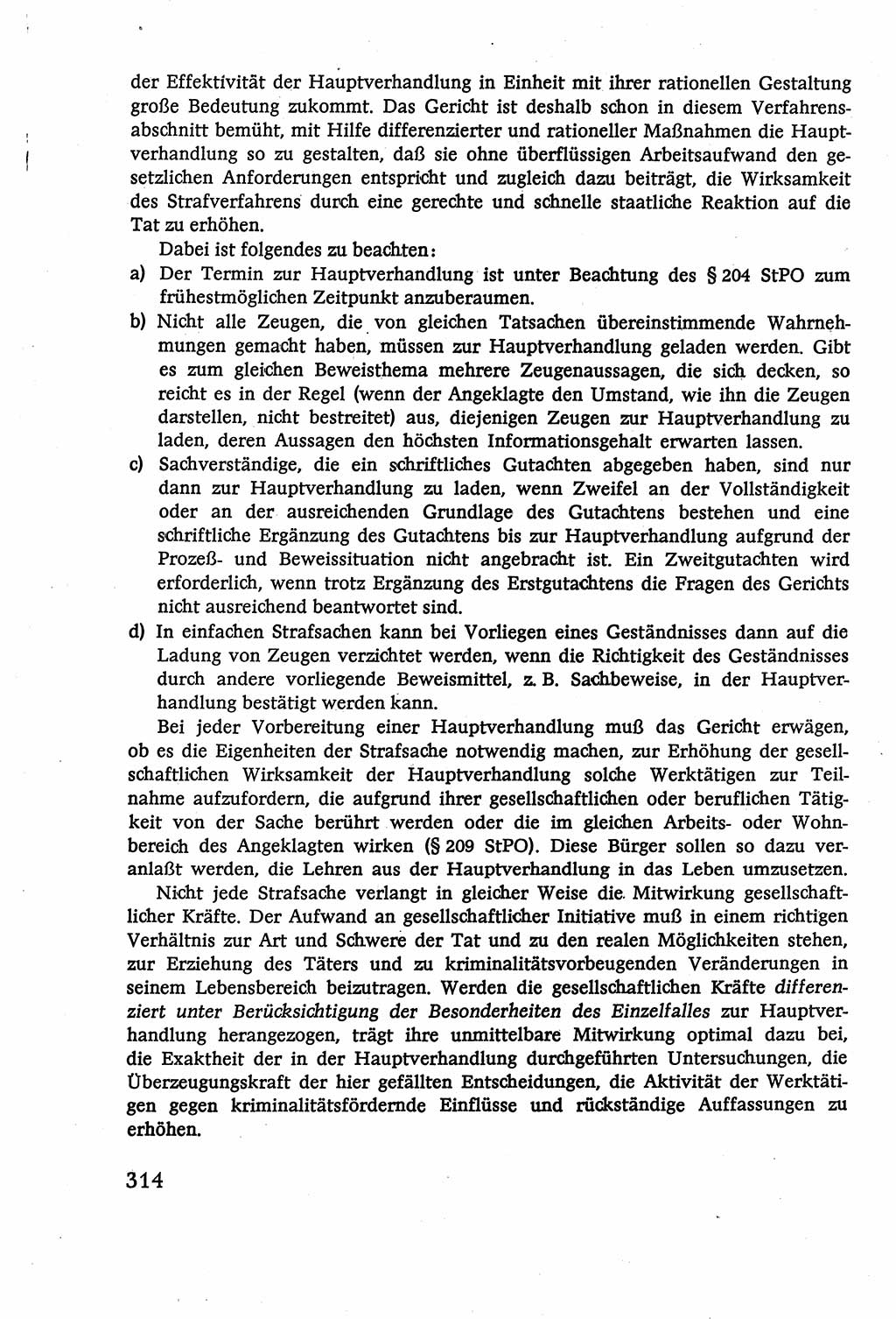 Strafverfahrensrecht [Deutsche Demokratische Republik (DDR)], Lehrbuch 1977, Seite 314 (Strafverf.-R. DDR Lb. 1977, S. 314)