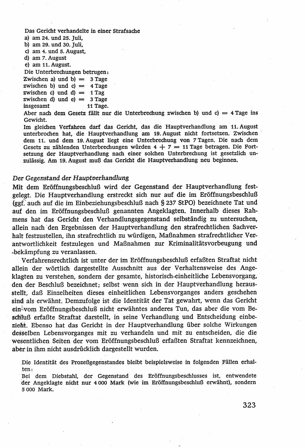 Strafverfahrensrecht [Deutsche Demokratische Republik (DDR)], Lehrbuch 1977, Seite 323 (Strafverf.-R. DDR Lb. 1977, S. 323)