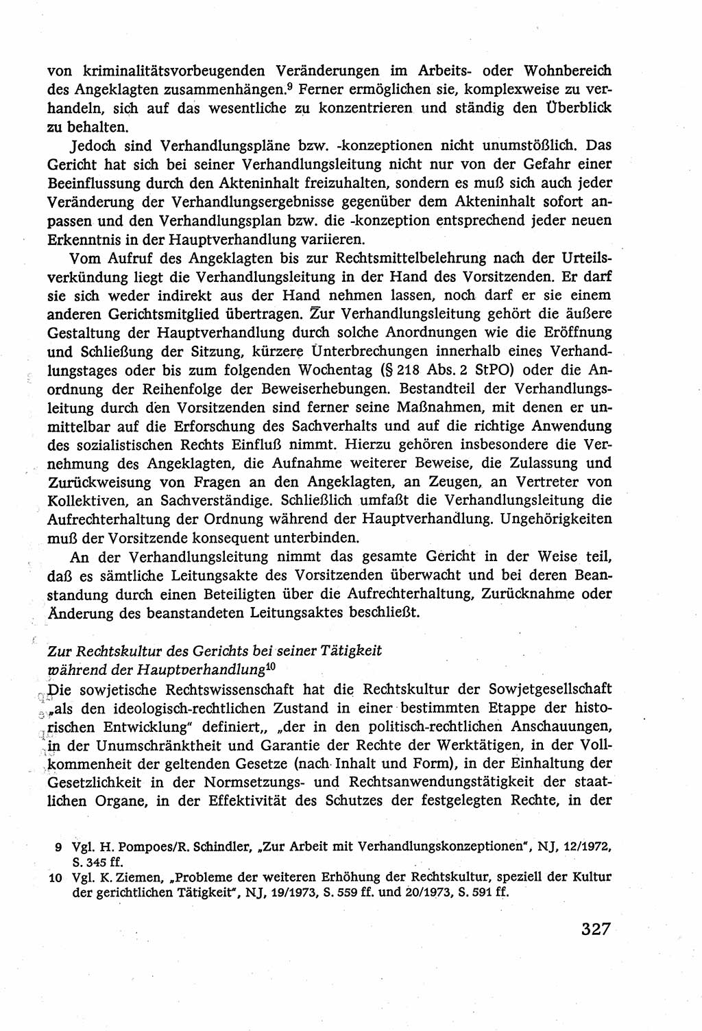 Strafverfahrensrecht [Deutsche Demokratische Republik (DDR)], Lehrbuch 1977, Seite 327 (Strafverf.-R. DDR Lb. 1977, S. 327)