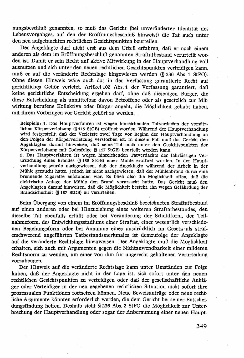 Strafverfahrensrecht [Deutsche Demokratische Republik (DDR)], Lehrbuch 1977, Seite 349 (Strafverf.-R. DDR Lb. 1977, S. 349)