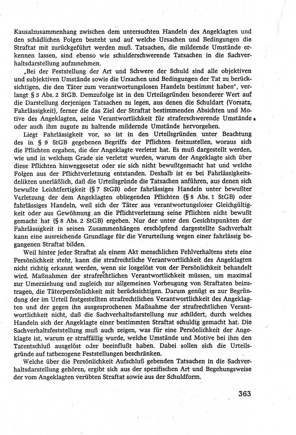 Strafverfahrensrecht [Deutsche Demokratische Republik (DDR)], Lehrbuch 1977, Seite 363 (Strafverf.-R. DDR Lb. 1977, S. 363)