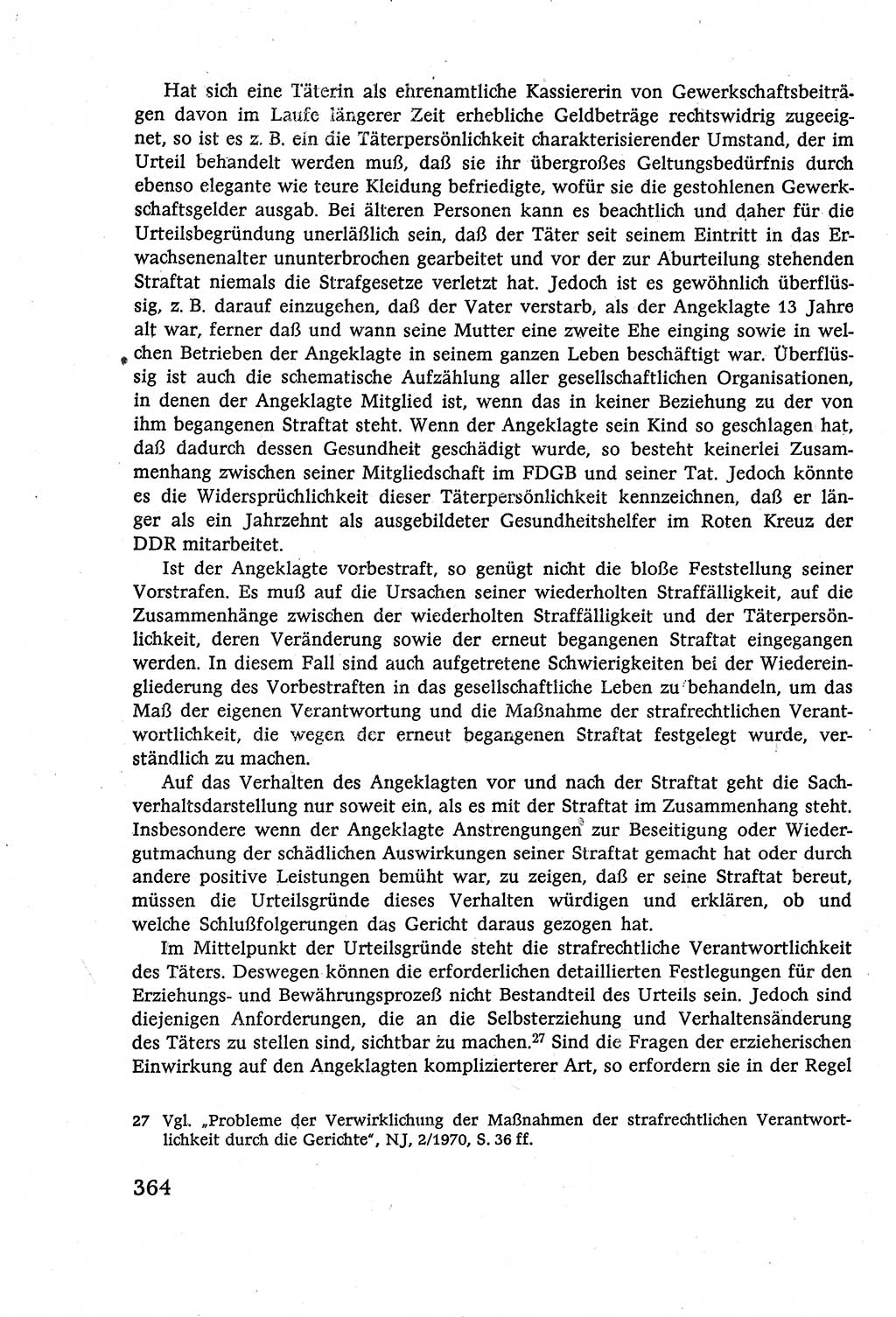 Strafverfahrensrecht [Deutsche Demokratische Republik (DDR)], Lehrbuch 1977, Seite 364 (Strafverf.-R. DDR Lb. 1977, S. 364)