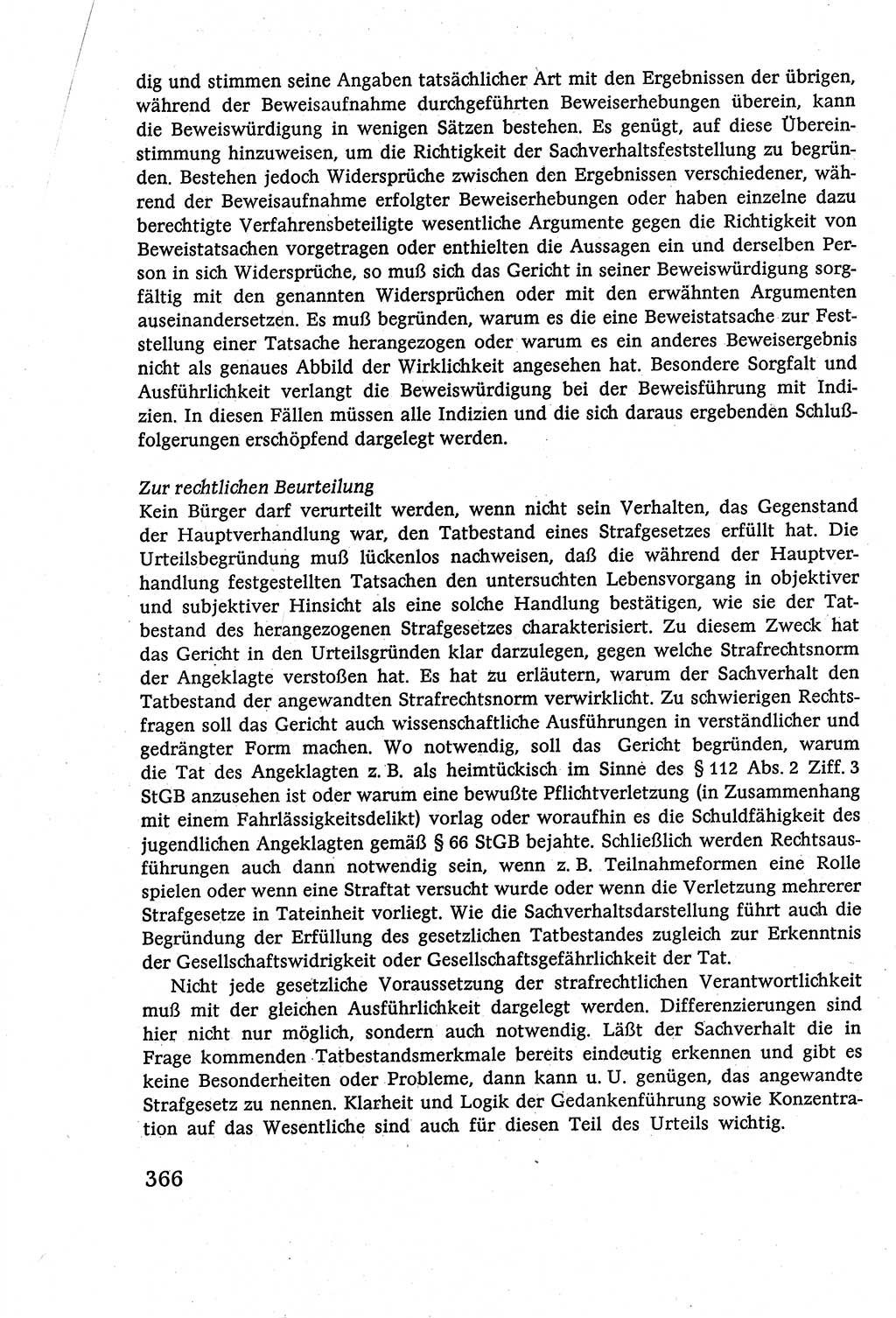 Strafverfahrensrecht [Deutsche Demokratische Republik (DDR)], Lehrbuch 1977, Seite 366 (Strafverf.-R. DDR Lb. 1977, S. 366)