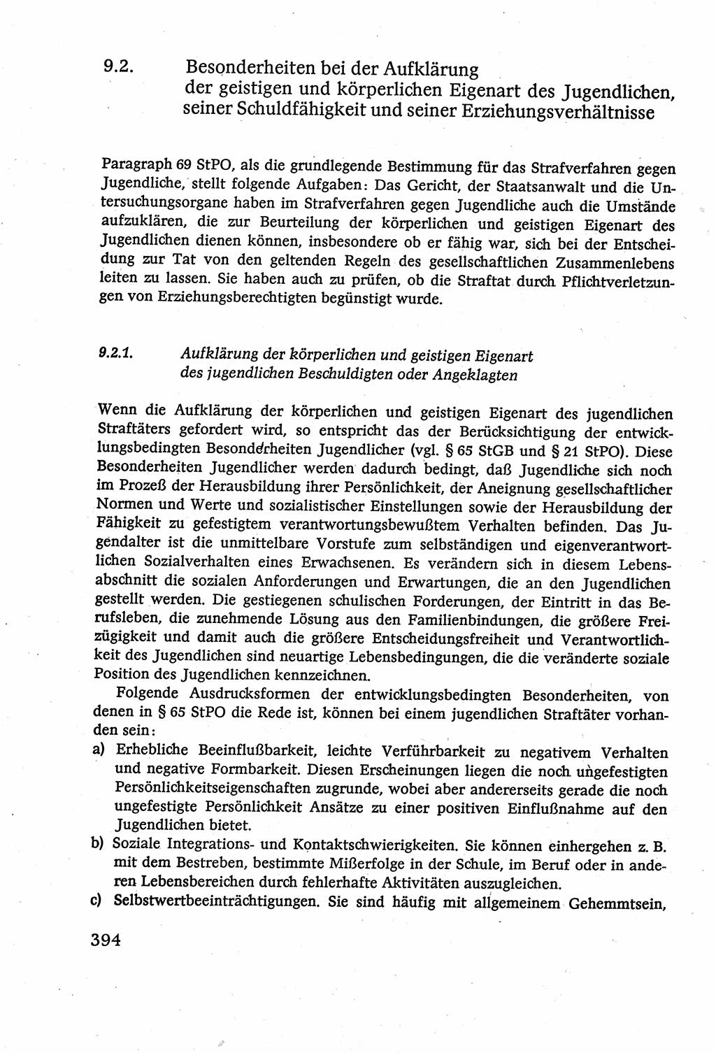 Strafverfahrensrecht [Deutsche Demokratische Republik (DDR)], Lehrbuch 1977, Seite 394 (Strafverf.-R. DDR Lb. 1977, S. 394)