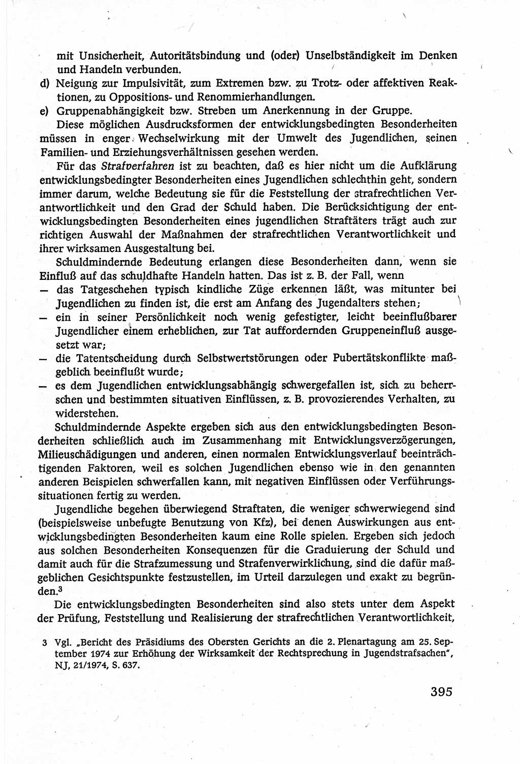 Strafverfahrensrecht [Deutsche Demokratische Republik (DDR)], Lehrbuch 1977, Seite 395 (Strafverf.-R. DDR Lb. 1977, S. 395)