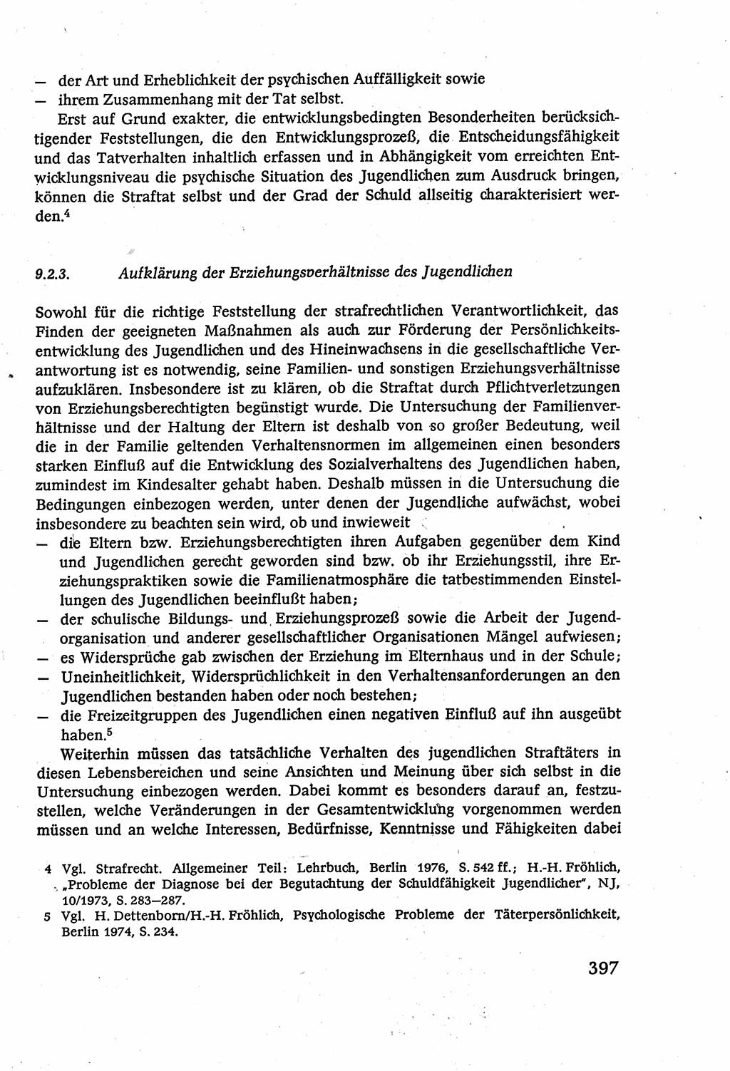 Strafverfahrensrecht [Deutsche Demokratische Republik (DDR)], Lehrbuch 1977, Seite 397 (Strafverf.-R. DDR Lb. 1977, S. 397)