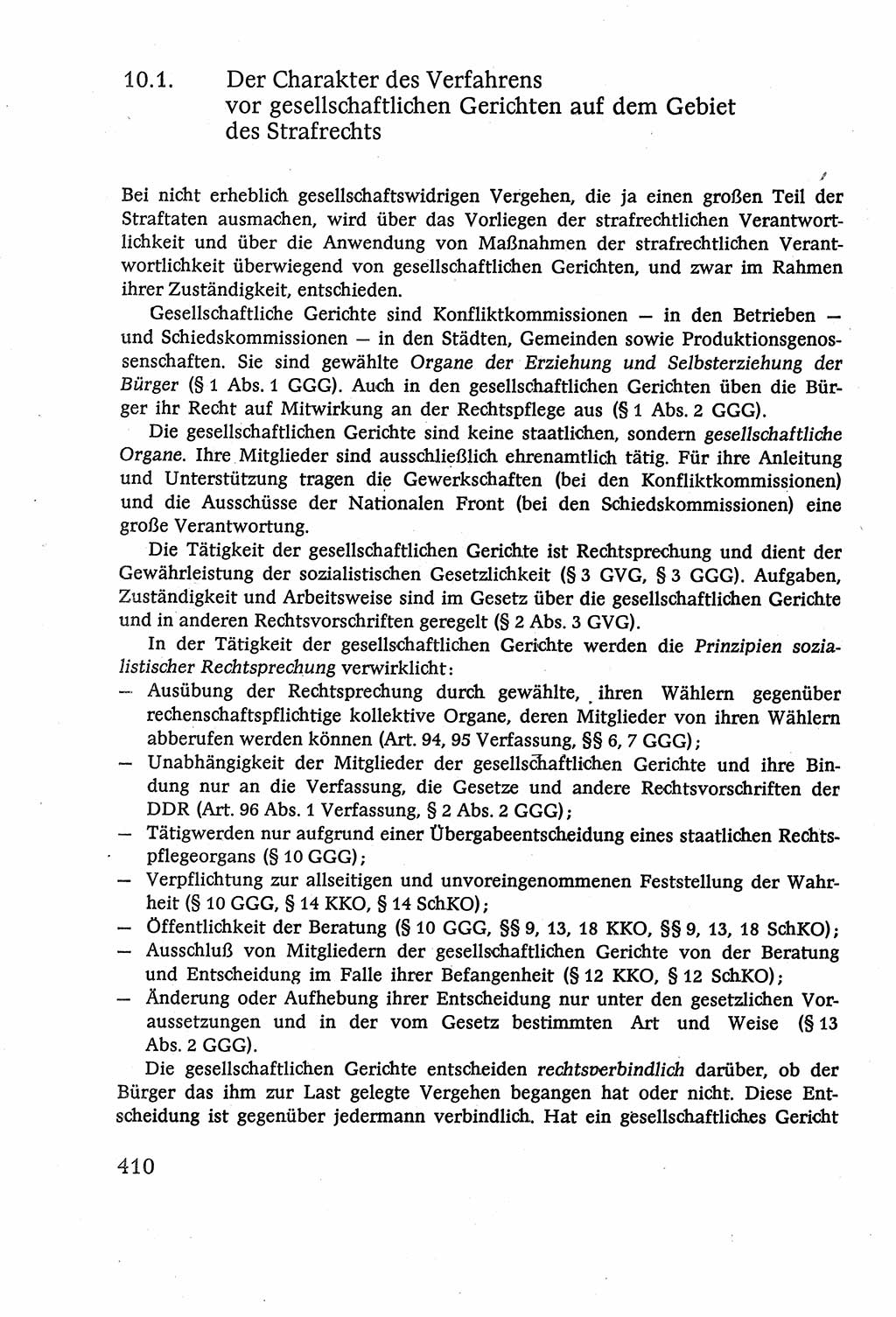 Strafverfahrensrecht [Deutsche Demokratische Republik (DDR)], Lehrbuch 1977, Seite 410 (Strafverf.-R. DDR Lb. 1977, S. 410)