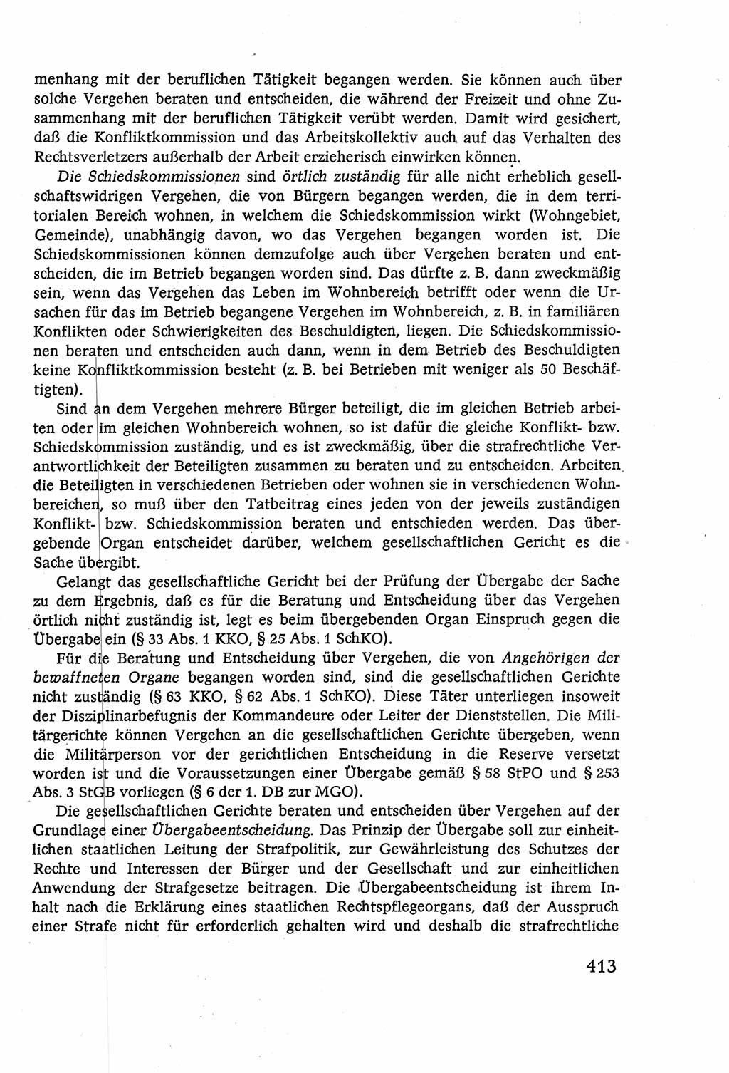 Strafverfahrensrecht [Deutsche Demokratische Republik (DDR)], Lehrbuch 1977, Seite 413 (Strafverf.-R. DDR Lb. 1977, S. 413)