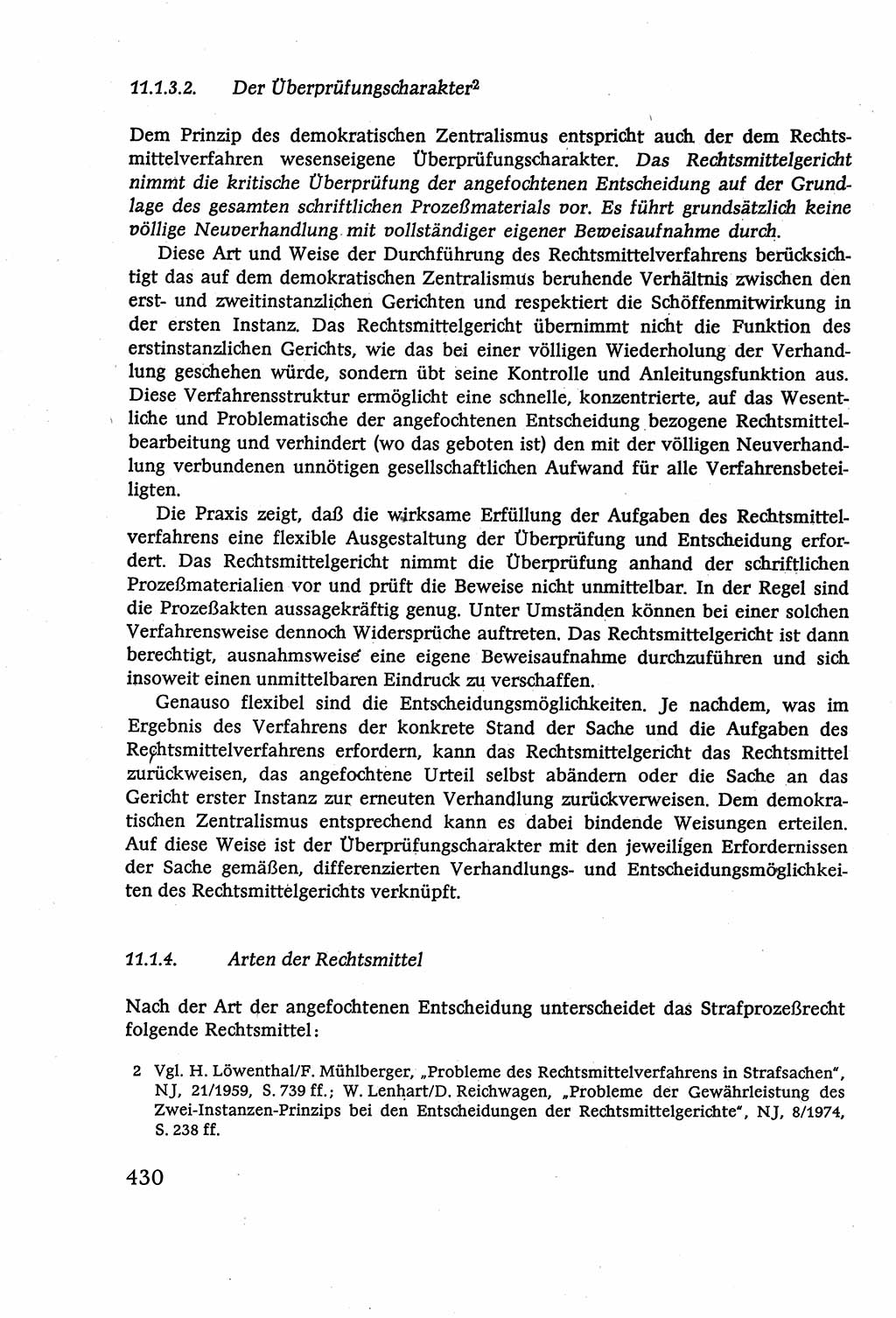 Strafverfahrensrecht [Deutsche Demokratische Republik (DDR)], Lehrbuch 1977, Seite 430 (Strafverf.-R. DDR Lb. 1977, S. 430)