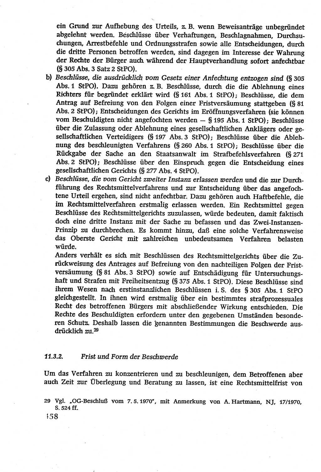 Strafverfahrensrecht [Deutsche Demokratische Republik (DDR)], Lehrbuch 1977, Seite 458 (Strafverf.-R. DDR Lb. 1977, S. 458)