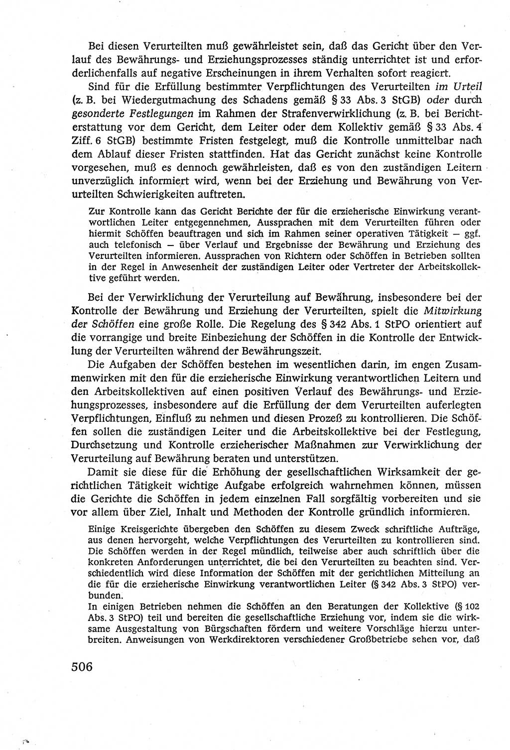Strafverfahrensrecht [Deutsche Demokratische Republik (DDR)], Lehrbuch 1977, Seite 506 (Strafverf.-R. DDR Lb. 1977, S. 506)