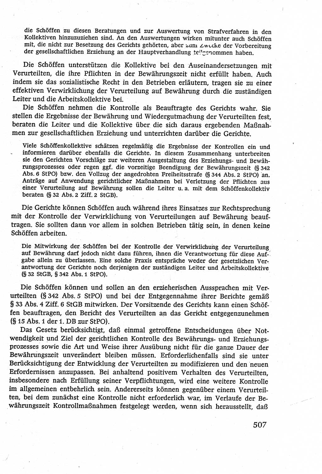 Strafverfahrensrecht [Deutsche Demokratische Republik (DDR)], Lehrbuch 1977, Seite 507 (Strafverf.-R. DDR Lb. 1977, S. 507)