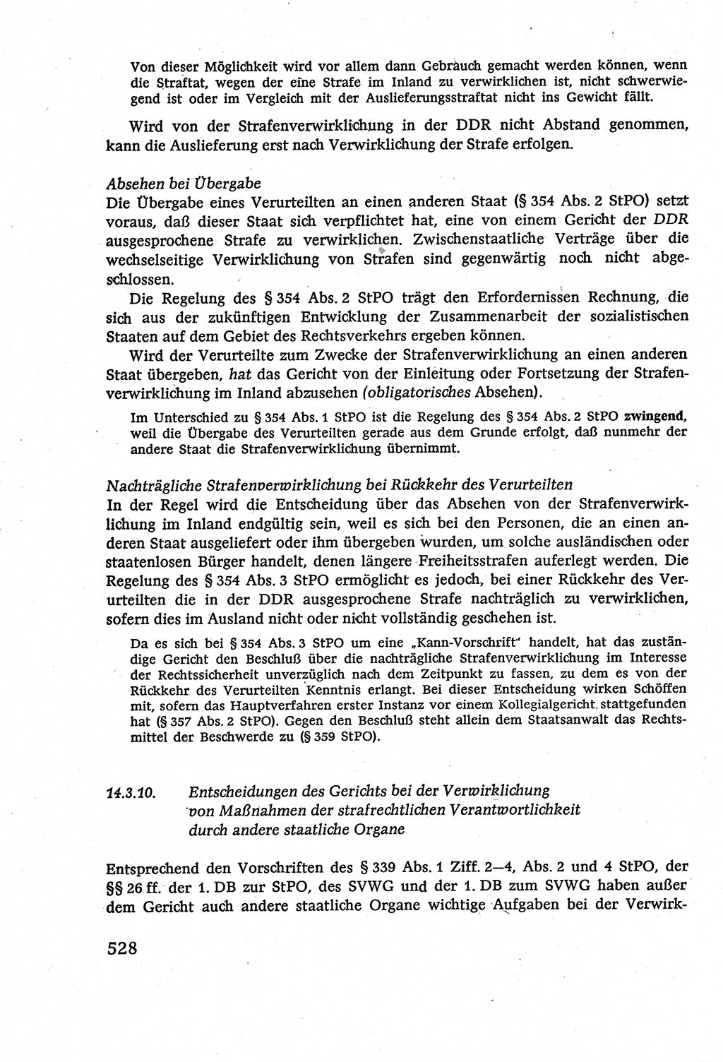 Strafverfahrensrecht [Deutsche Demokratische Republik (DDR)], Lehrbuch 1977, Seite 528 (Strafverf.-R. DDR Lb. 1977, S. 528)