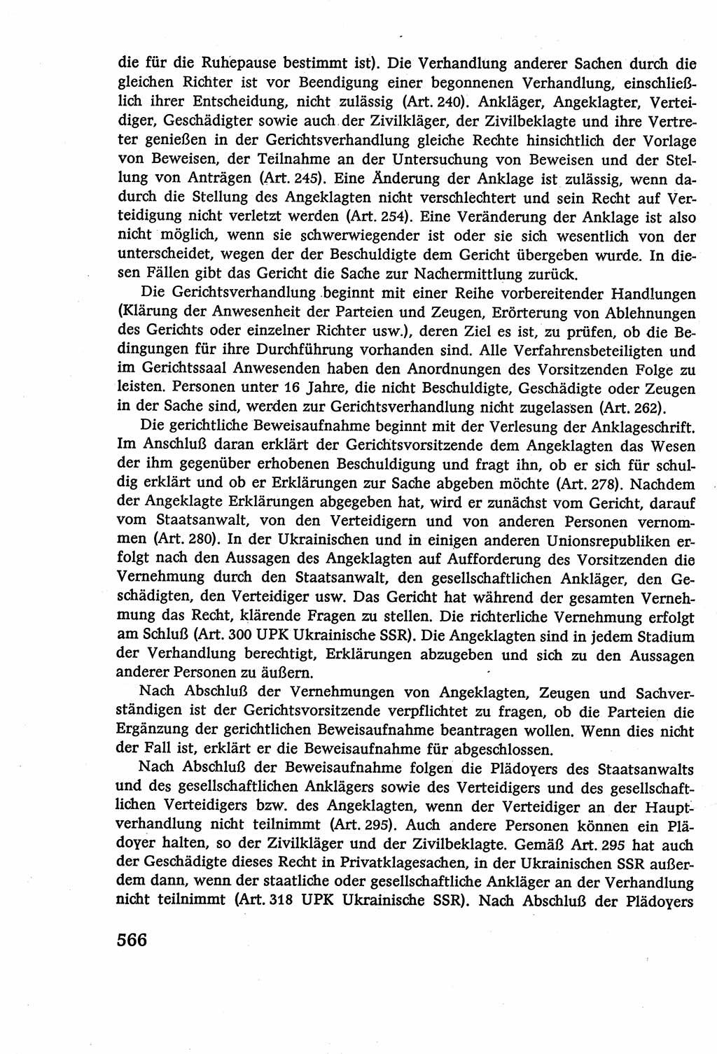 Strafverfahrensrecht [Deutsche Demokratische Republik (DDR)], Lehrbuch 1977, Seite 566 (Strafverf.-R. DDR Lb. 1977, S. 566)