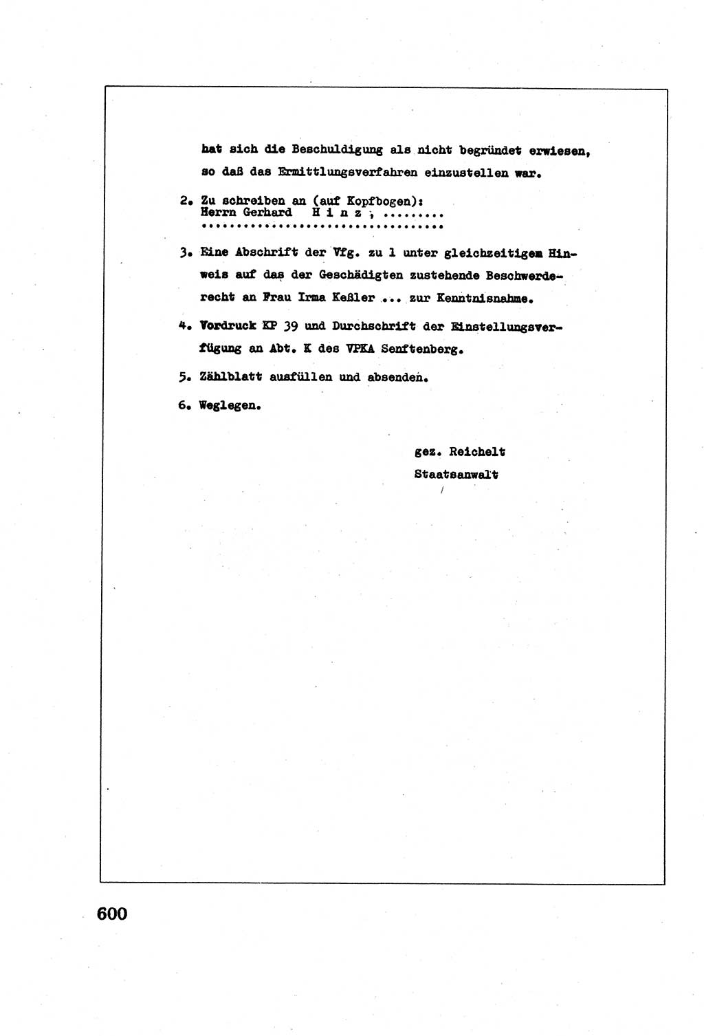 Strafverfahrensrecht [Deutsche Demokratische Republik (DDR)], Lehrbuch 1977, Seite 600 (Strafverf.-R. DDR Lb. 1977, S. 600)