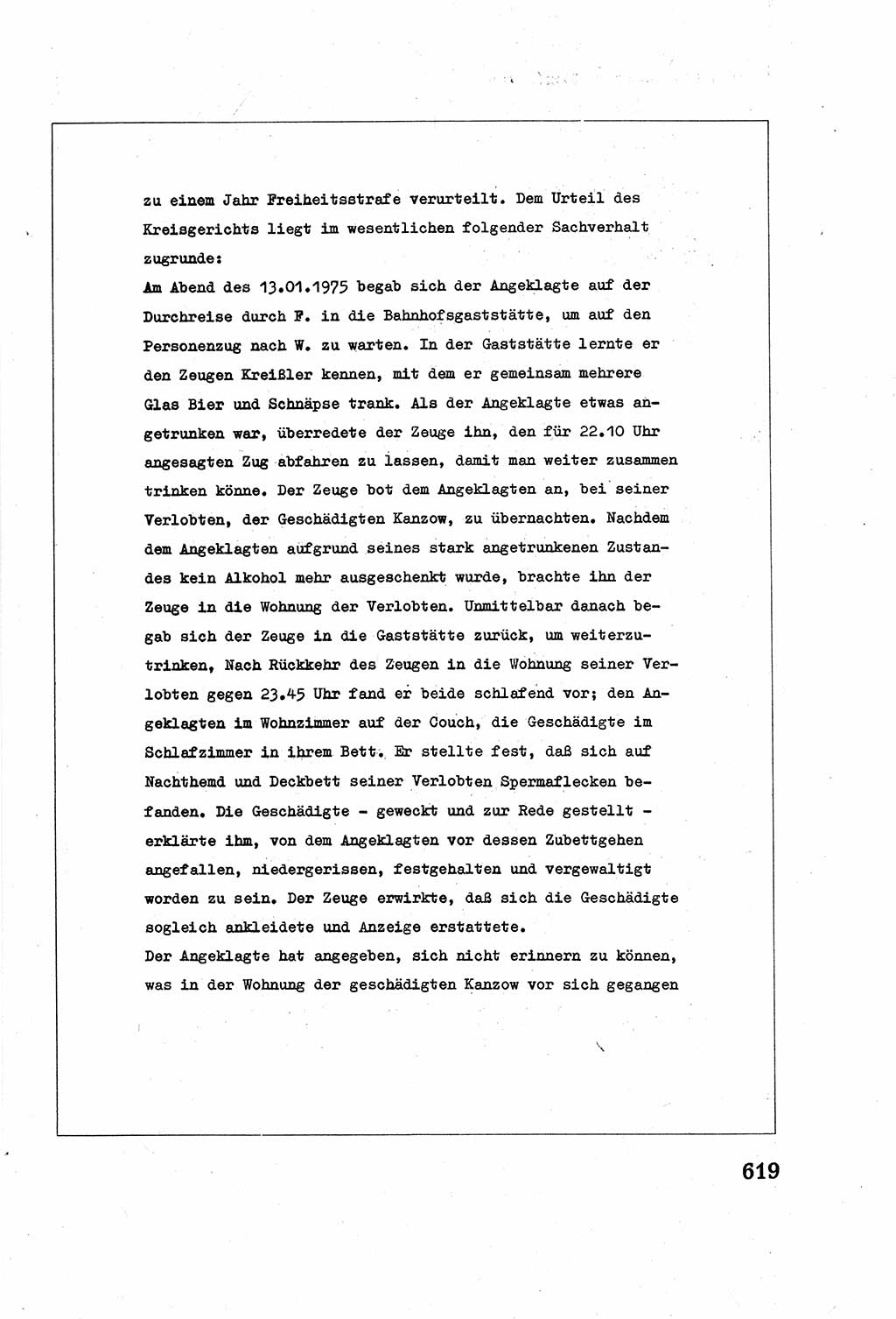 Strafverfahrensrecht [Deutsche Demokratische Republik (DDR)], Lehrbuch 1977, Seite 619 (Strafverf.-R. DDR Lb. 1977, S. 619)