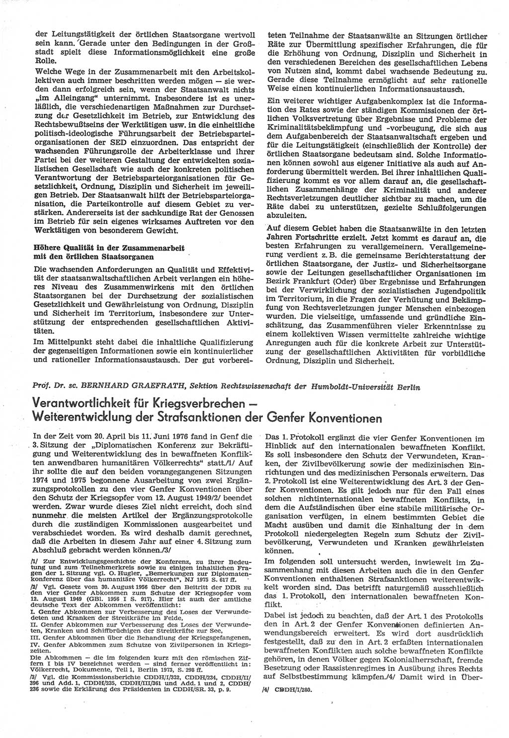 Neue Justiz (NJ), Zeitschrift für Recht und Rechtswissenschaft-Zeitschrift, sozialistisches Recht und Gesetzlichkeit, 31. Jahrgang 1977, Seite 42 (NJ DDR 1977, S. 42)