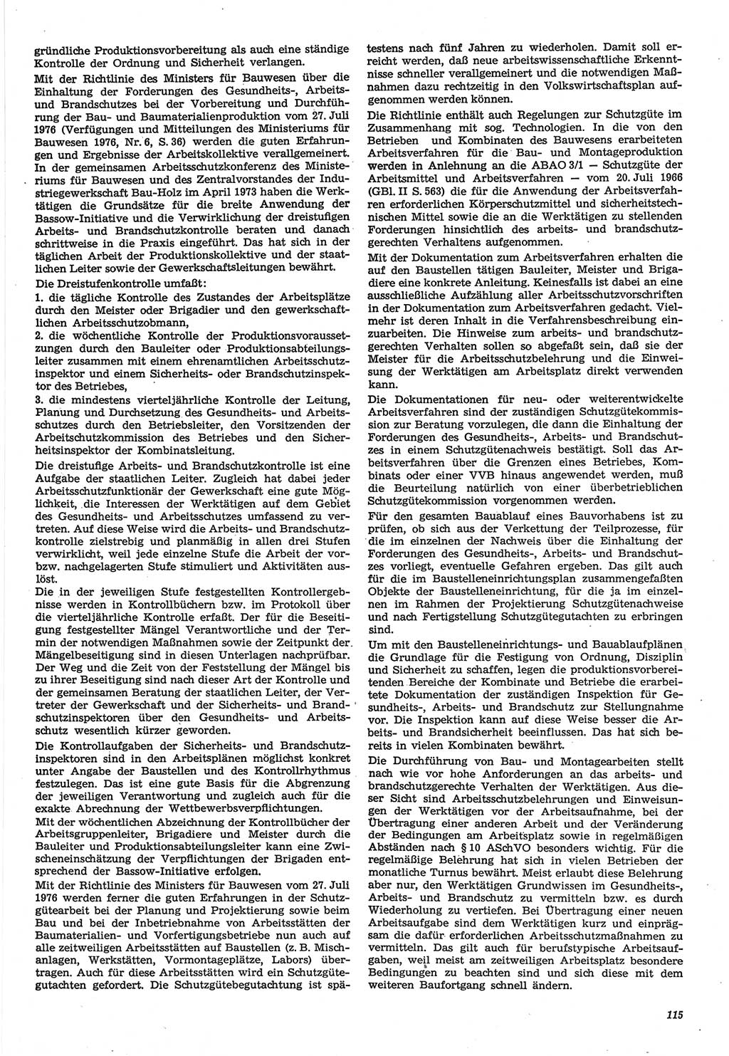 Neue Justiz (NJ), Zeitschrift für Recht und Rechtswissenschaft-Zeitschrift, sozialistisches Recht und Gesetzlichkeit, 31. Jahrgang 1977, Seite 115 (NJ DDR 1977, S. 115)