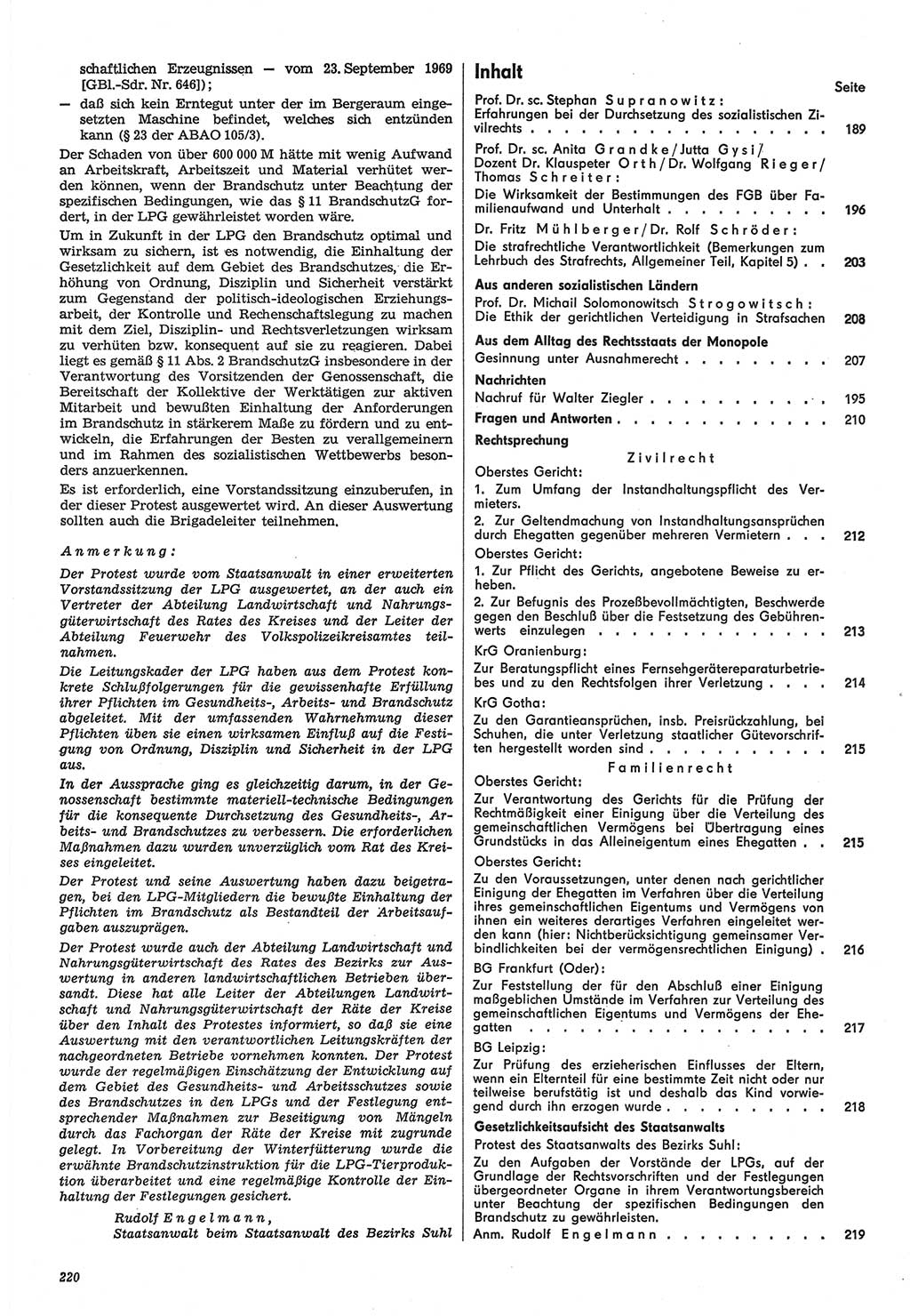 Neue Justiz (NJ), Zeitschrift für Recht und Rechtswissenschaft-Zeitschrift, sozialistisches Recht und Gesetzlichkeit, 31. Jahrgang 1977, Seite 220 (NJ DDR 1977, S. 220)