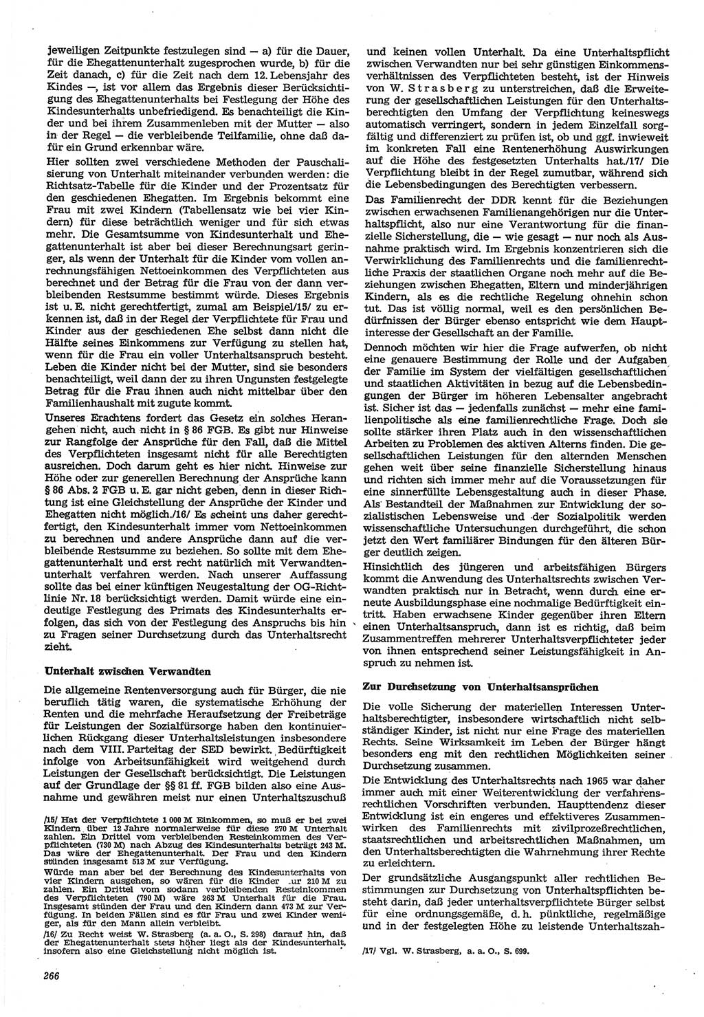 Neue Justiz (NJ), Zeitschrift für Recht und Rechtswissenschaft-Zeitschrift, sozialistisches Recht und Gesetzlichkeit, 31. Jahrgang 1977, Seite 266 (NJ DDR 1977, S. 266)