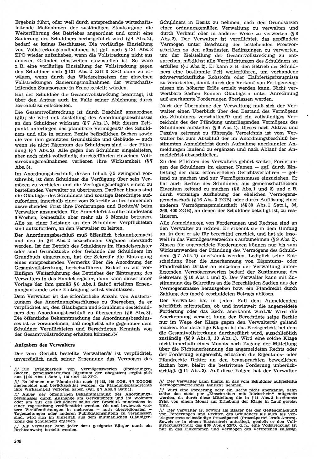 Neue Justiz (NJ), Zeitschrift für Recht und Rechtswissenschaft-Zeitschrift, sozialistisches Recht und Gesetzlichkeit, 31. Jahrgang 1977, Seite 300 (NJ DDR 1977, S. 300)