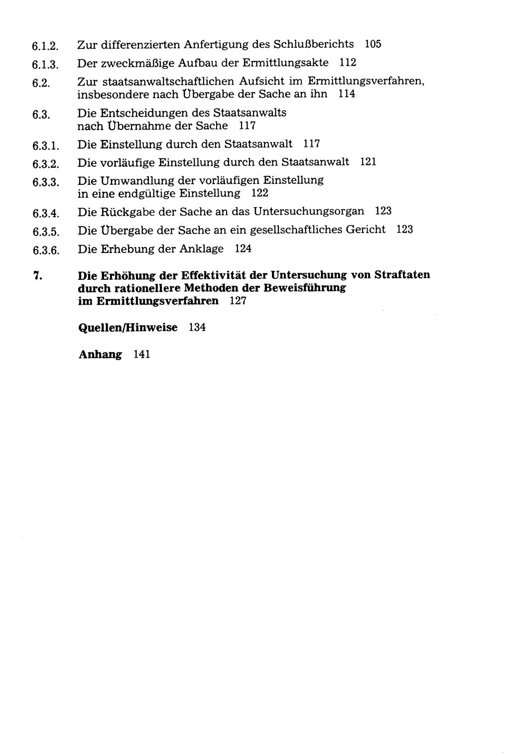 Der Abschluß des Ermittlungsverfahrens [Deutsche Demokratische Republik (DDR)] 1978, Seite 7 (Abschl. EV DDR 1978, S. 7)