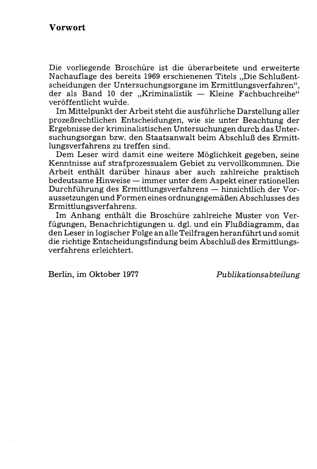 Der Abschluß des Ermittlungsverfahrens [Deutsche Demokratische Republik (DDR)] 1978, Seite 8 (Abschl. EV DDR 1978, S. 8)