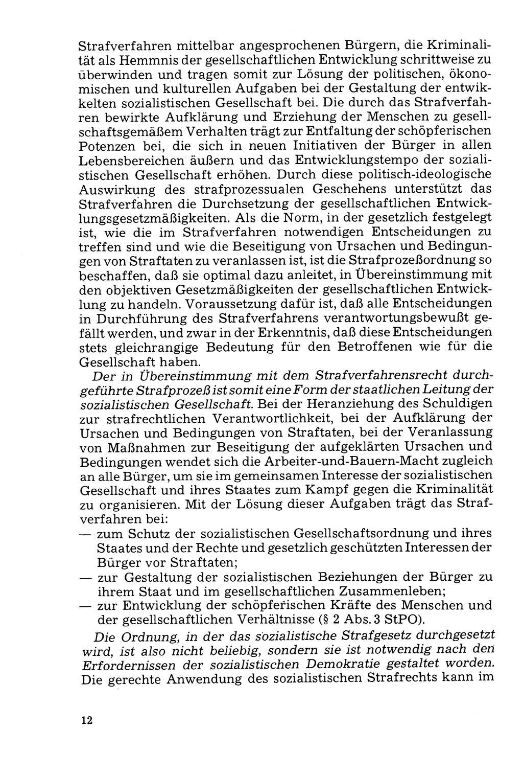Der Abschluß des Ermittlungsverfahrens [Deutsche Demokratische Republik (DDR)] 1978, Seite 12 (Abschl. EV DDR 1978, S. 12)