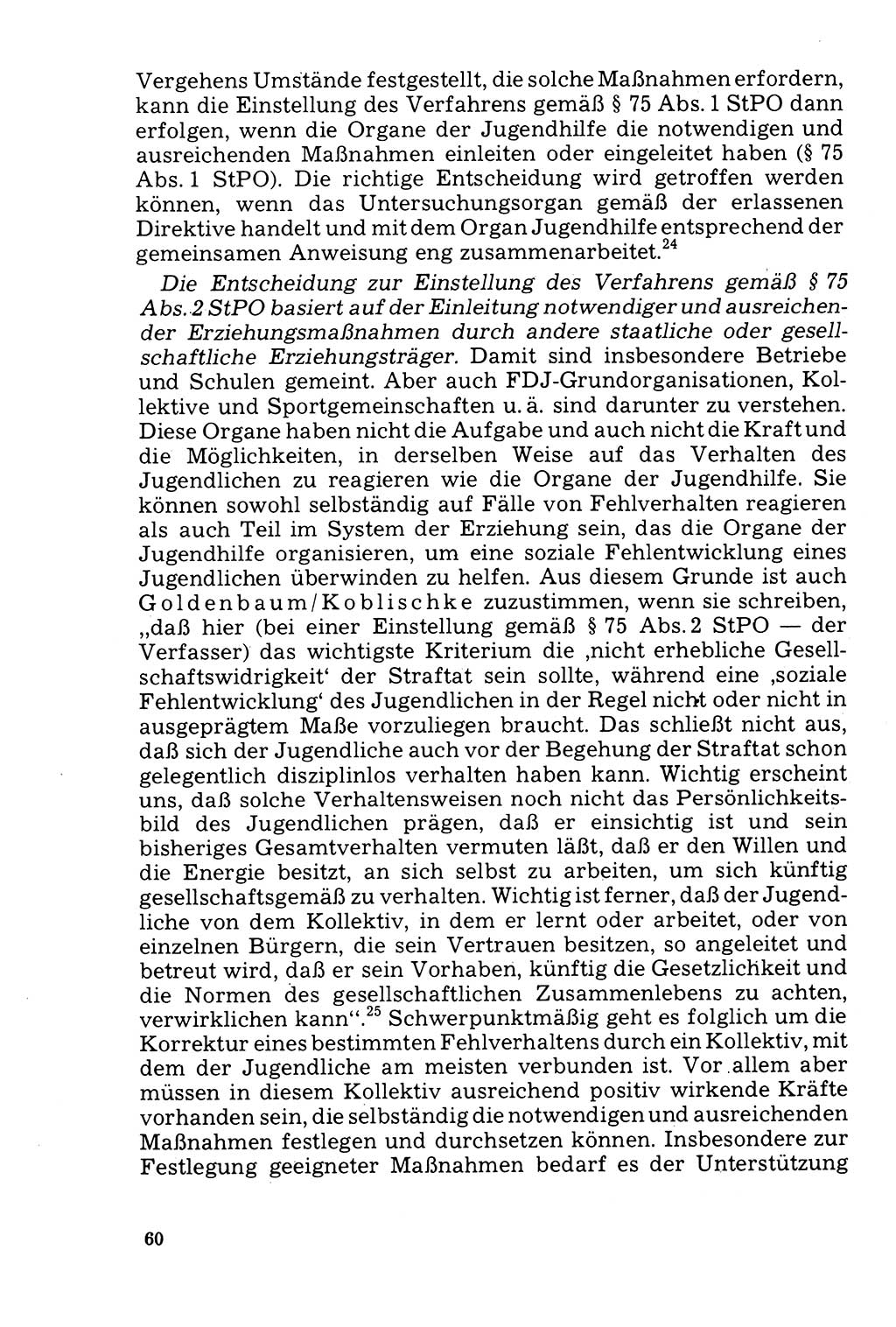 Der Abschluß des Ermittlungsverfahrens [Deutsche Demokratische Republik (DDR)] 1978, Seite 60 (Abschl. EV DDR 1978, S. 60)