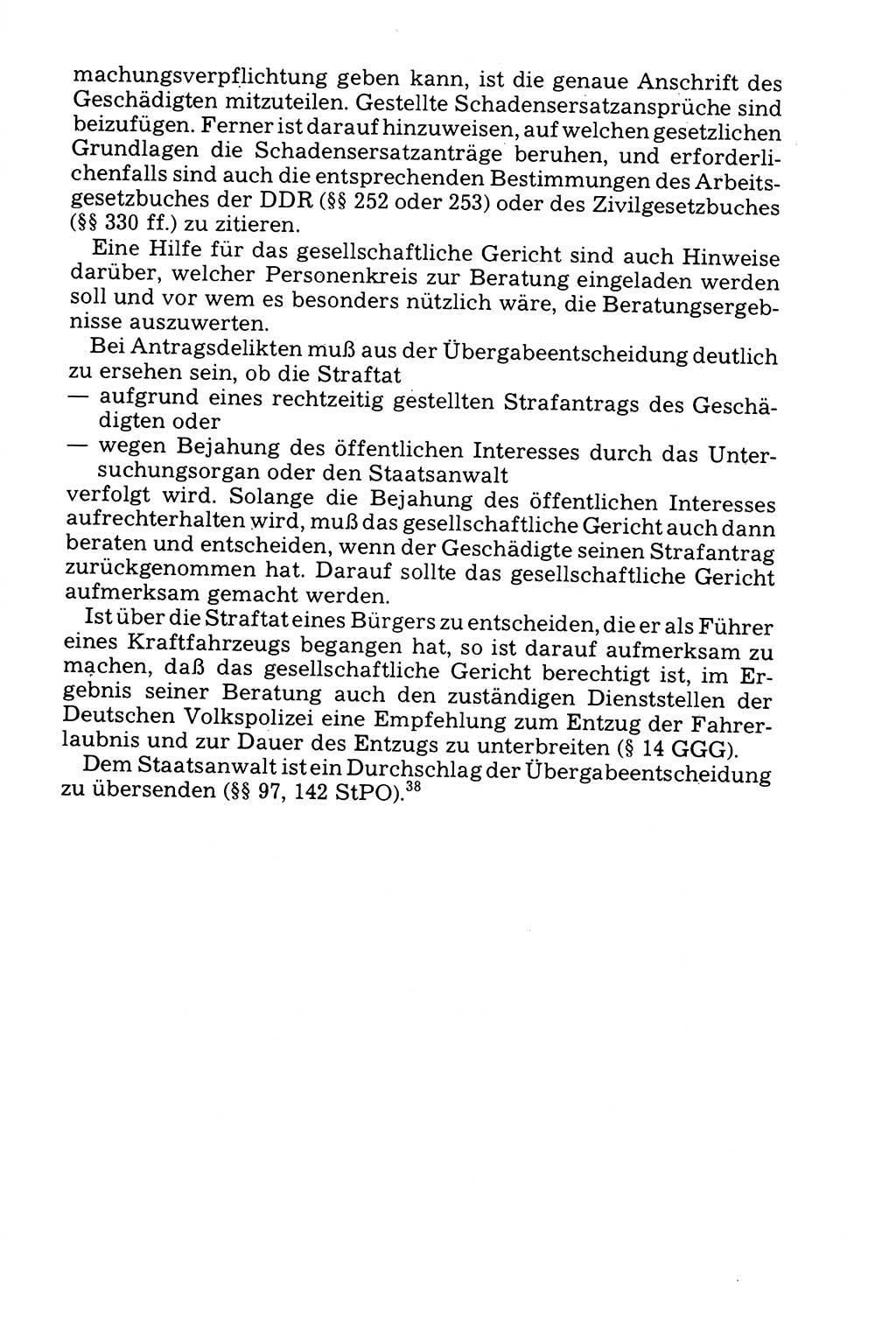 Der Abschluß des Ermittlungsverfahrens [Deutsche Demokratische Republik (DDR)] 1978, Seite 77 (Abschl. EV DDR 1978, S. 77)