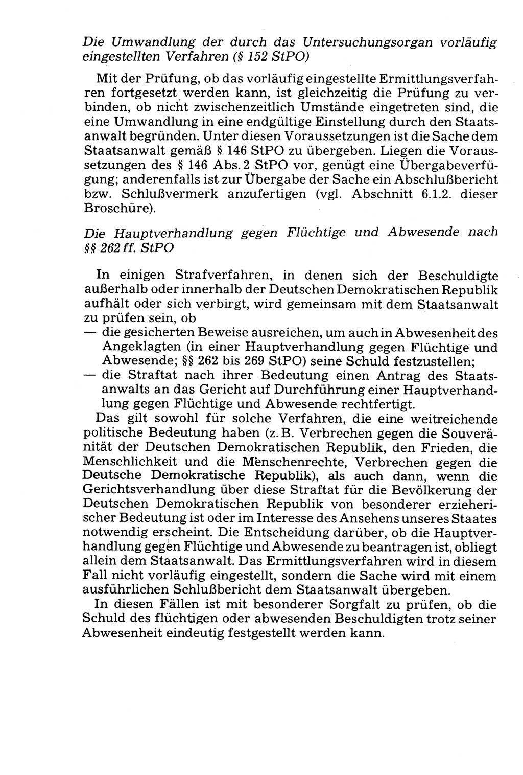 Der Abschluß des Ermittlungsverfahrens [Deutsche Demokratische Republik (DDR)] 1978, Seite 102 (Abschl. EV DDR 1978, S. 102)