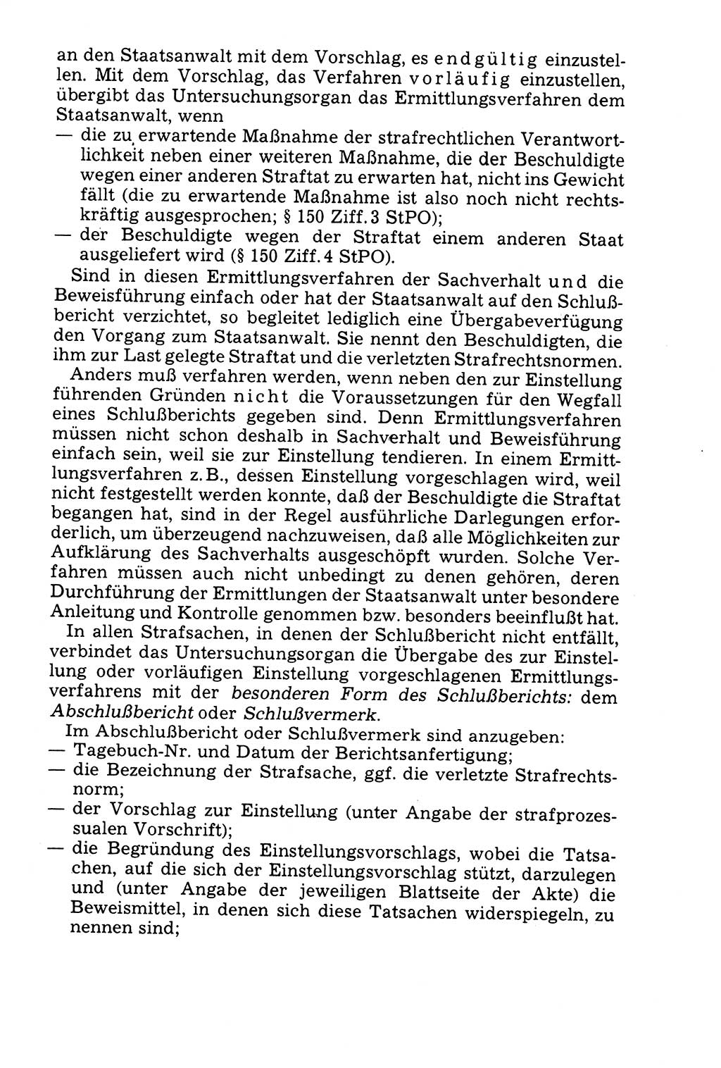 Der Abschluß des Ermittlungsverfahrens [Deutsche Demokratische Republik (DDR)] 1978, Seite 107 (Abschl. EV DDR 1978, S. 107)