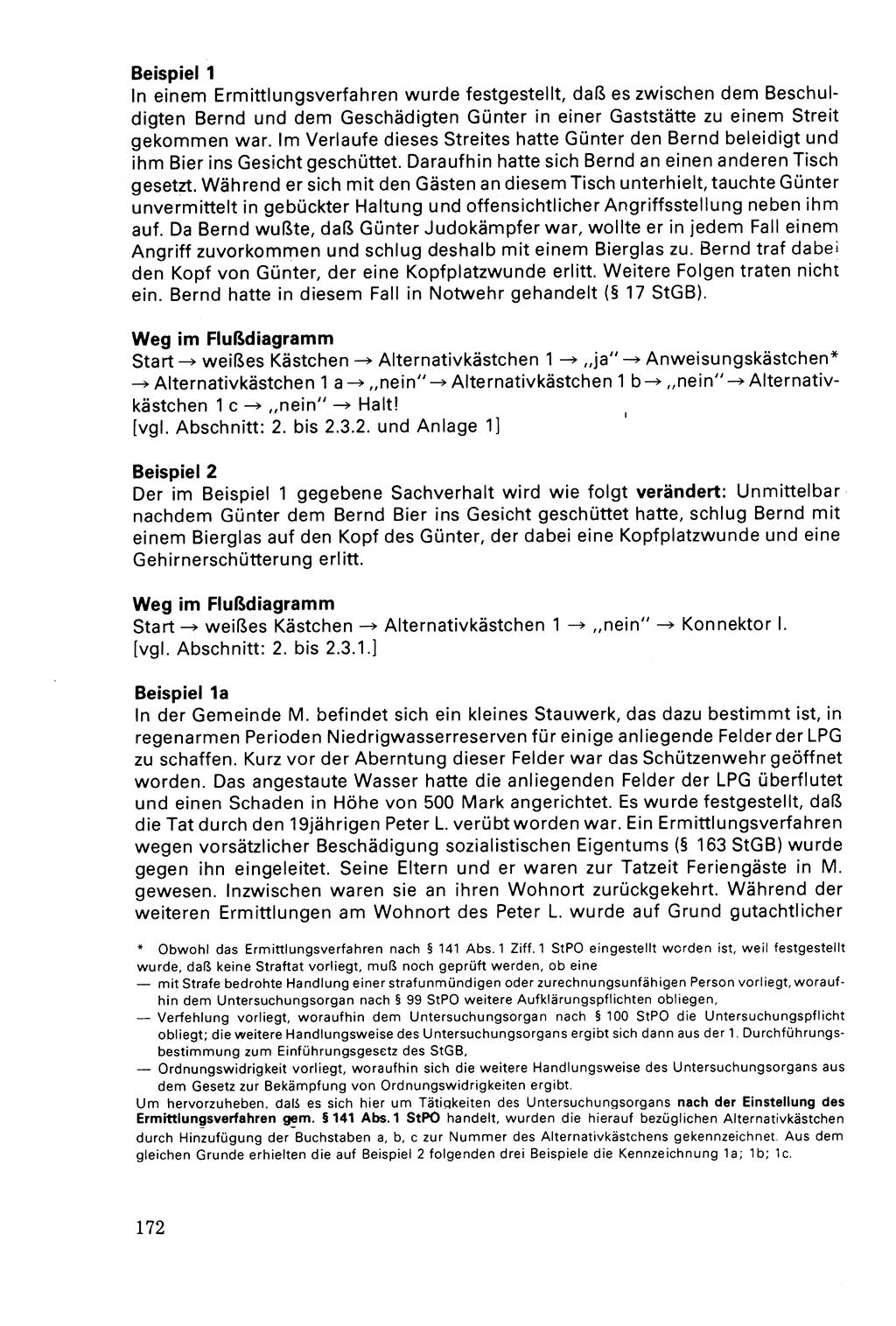 Der Abschluß des Ermittlungsverfahrens [Deutsche Demokratische Republik (DDR)] 1978, Seite 172 (Abschl. EV DDR 1978, S. 172)