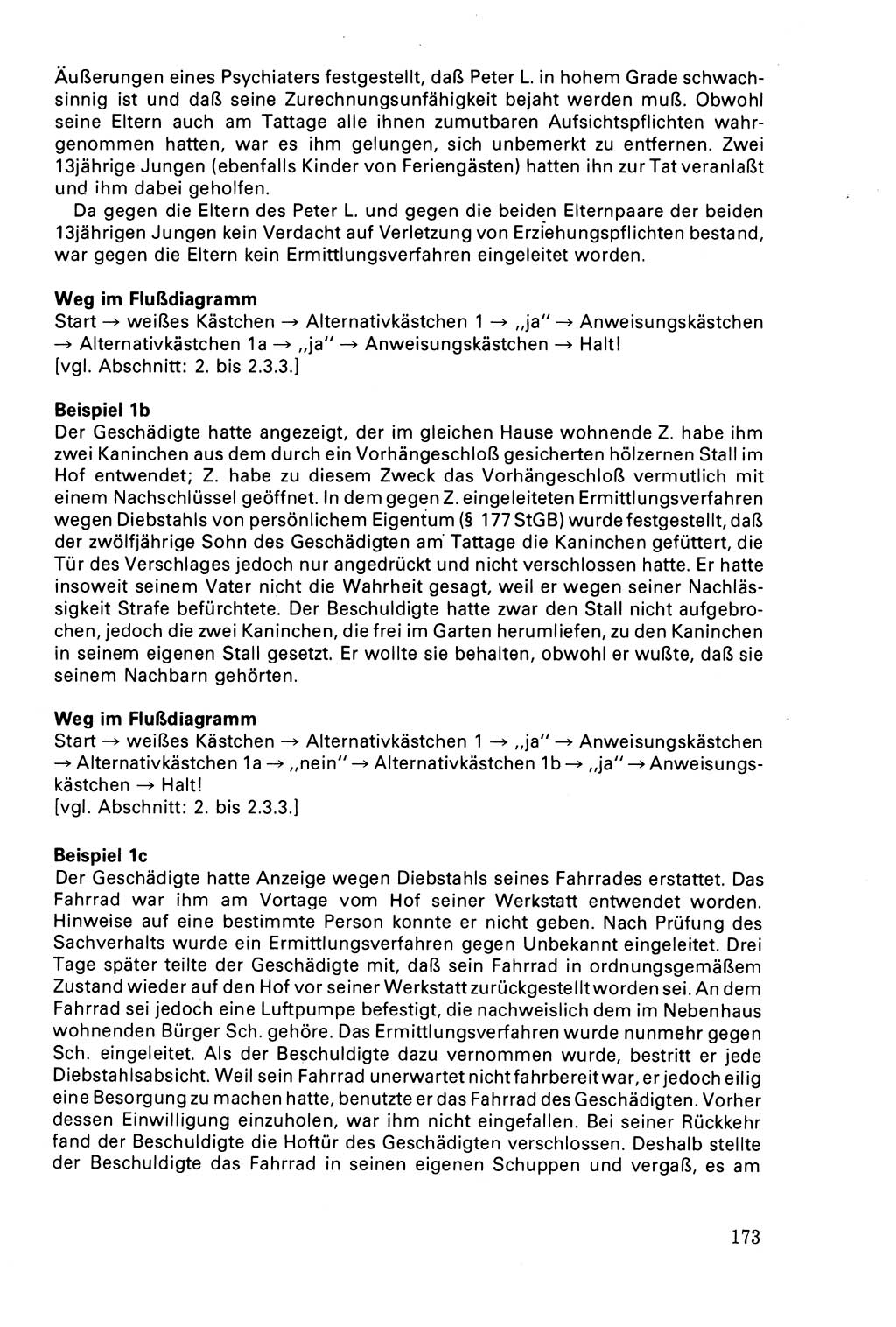 Der Abschluß des Ermittlungsverfahrens [Deutsche Demokratische Republik (DDR)] 1978, Seite 173 (Abschl. EV DDR 1978, S. 173)