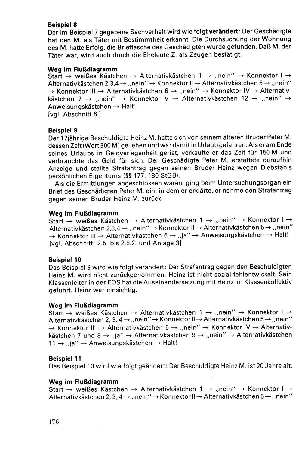 Der Abschluß des Ermittlungsverfahrens [Deutsche Demokratische Republik (DDR)] 1978, Seite 176 (Abschl. EV DDR 1978, S. 176)