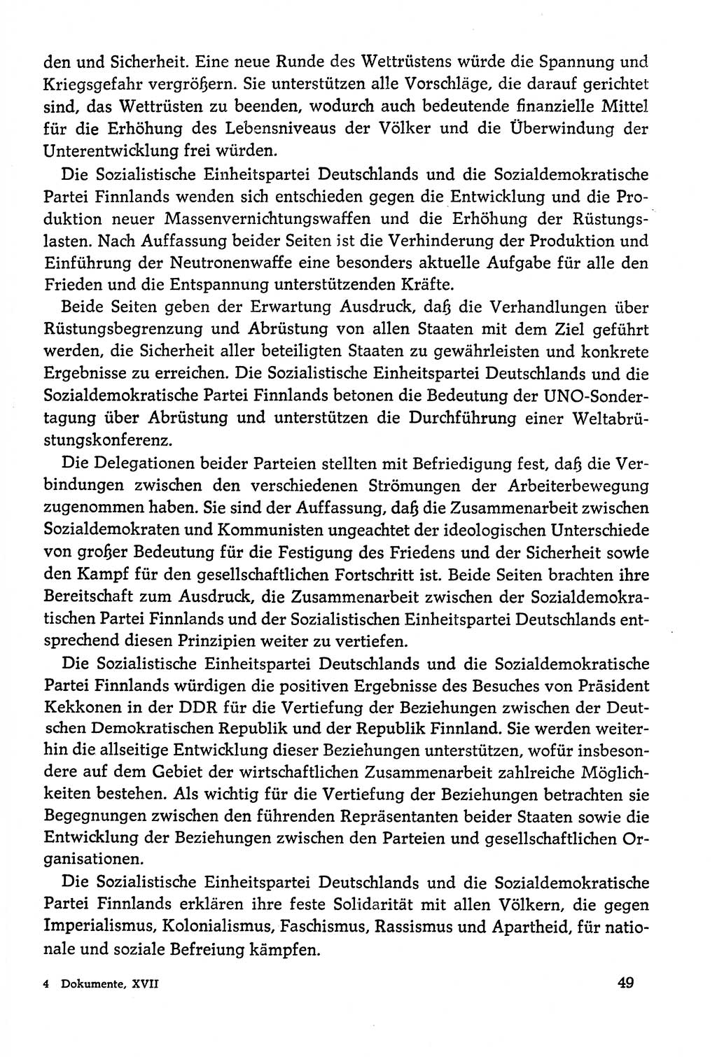 Dokumente der Sozialistischen Einheitspartei Deutschlands (SED) [Deutsche Demokratische Republik (DDR)] 1978-1979, Seite 49 (Dok. SED DDR 1978-1979, S. 49)