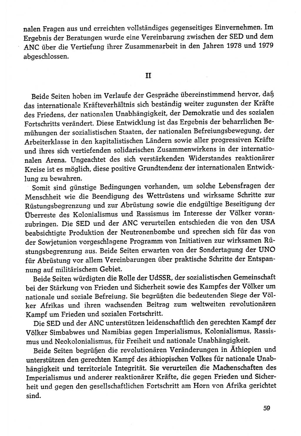 Dokumente der Sozialistischen Einheitspartei Deutschlands (SED) [Deutsche Demokratische Republik (DDR)] 1978-1979, Seite 59 (Dok. SED DDR 1978-1979, S. 59)
