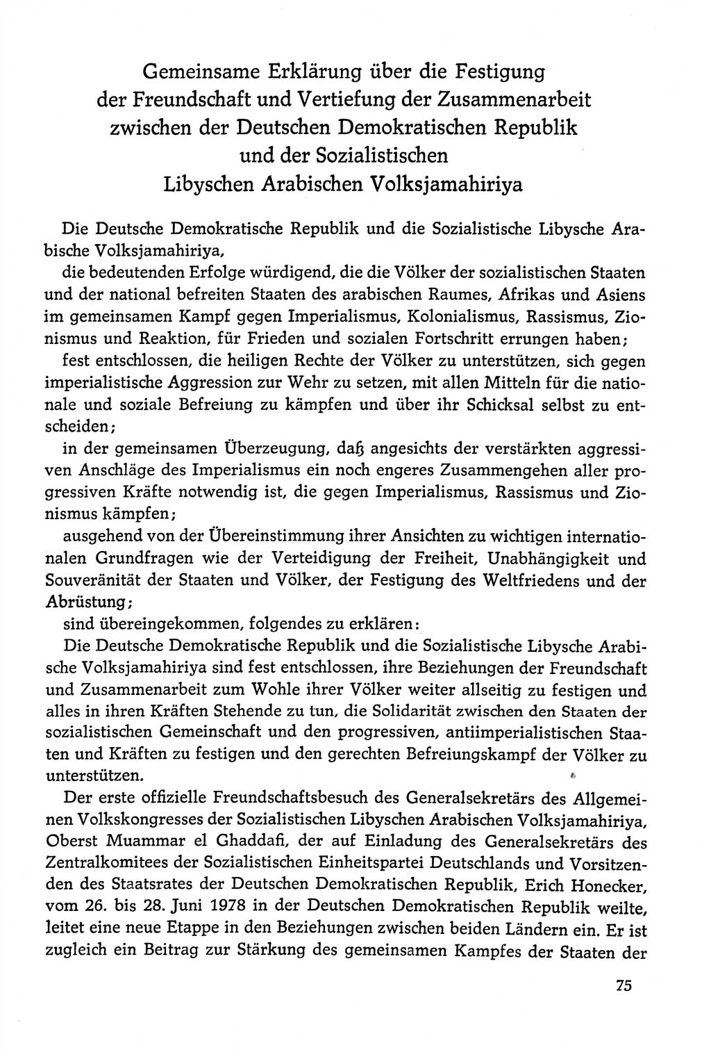 Dokumente der Sozialistischen Einheitspartei Deutschlands (SED) [Deutsche Demokratische Republik (DDR)] 1978-1979, Seite 75 (Dok. SED DDR 1978-1979, S. 75)