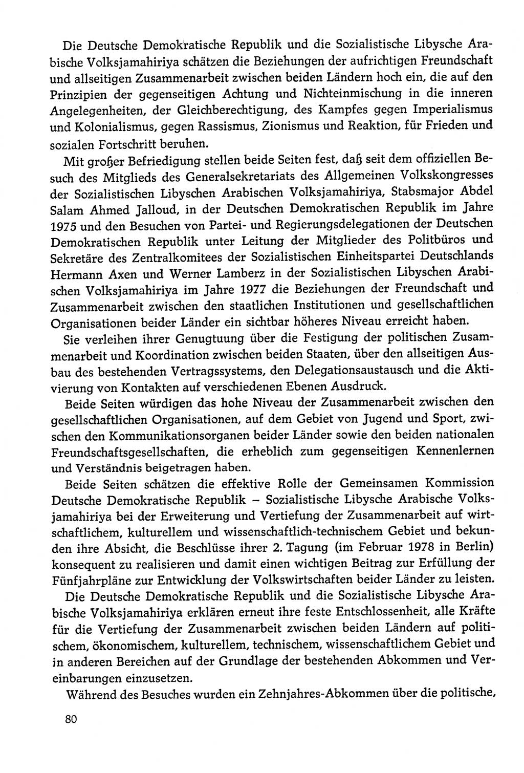 Dokumente der Sozialistischen Einheitspartei Deutschlands (SED) [Deutsche Demokratische Republik (DDR)] 1978-1979, Seite 80 (Dok. SED DDR 1978-1979, S. 80)