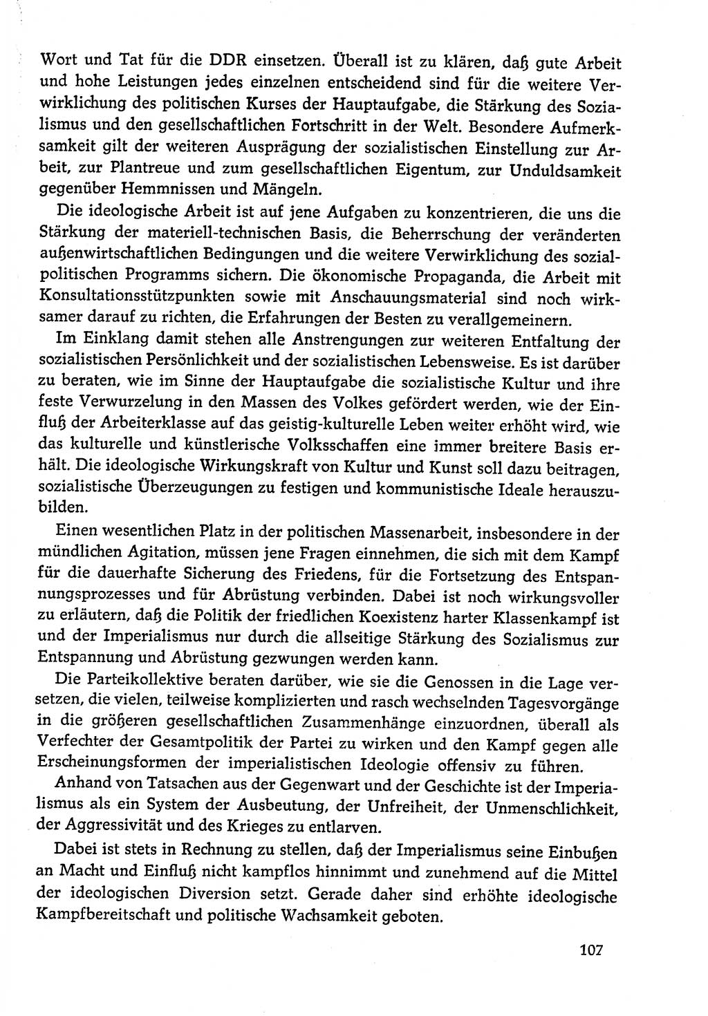 Dokumente der Sozialistischen Einheitspartei Deutschlands (SED) [Deutsche Demokratische Republik (DDR)] 1978-1979, Seite 107 (Dok. SED DDR 1978-1979, S. 107)