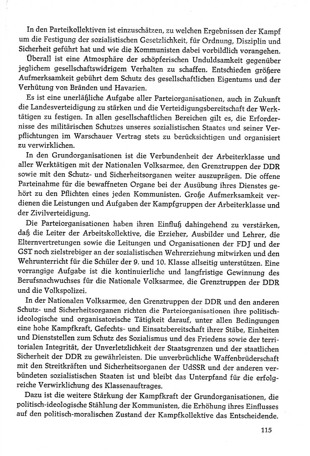 Dokumente der Sozialistischen Einheitspartei Deutschlands (SED) [Deutsche Demokratische Republik (DDR)] 1978-1979, Seite 115 (Dok. SED DDR 1978-1979, S. 115)