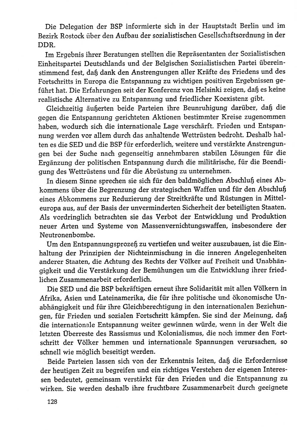 Dokumente der Sozialistischen Einheitspartei Deutschlands (SED) [Deutsche Demokratische Republik (DDR)] 1978-1979, Seite 128 (Dok. SED DDR 1978-1979, S. 128)