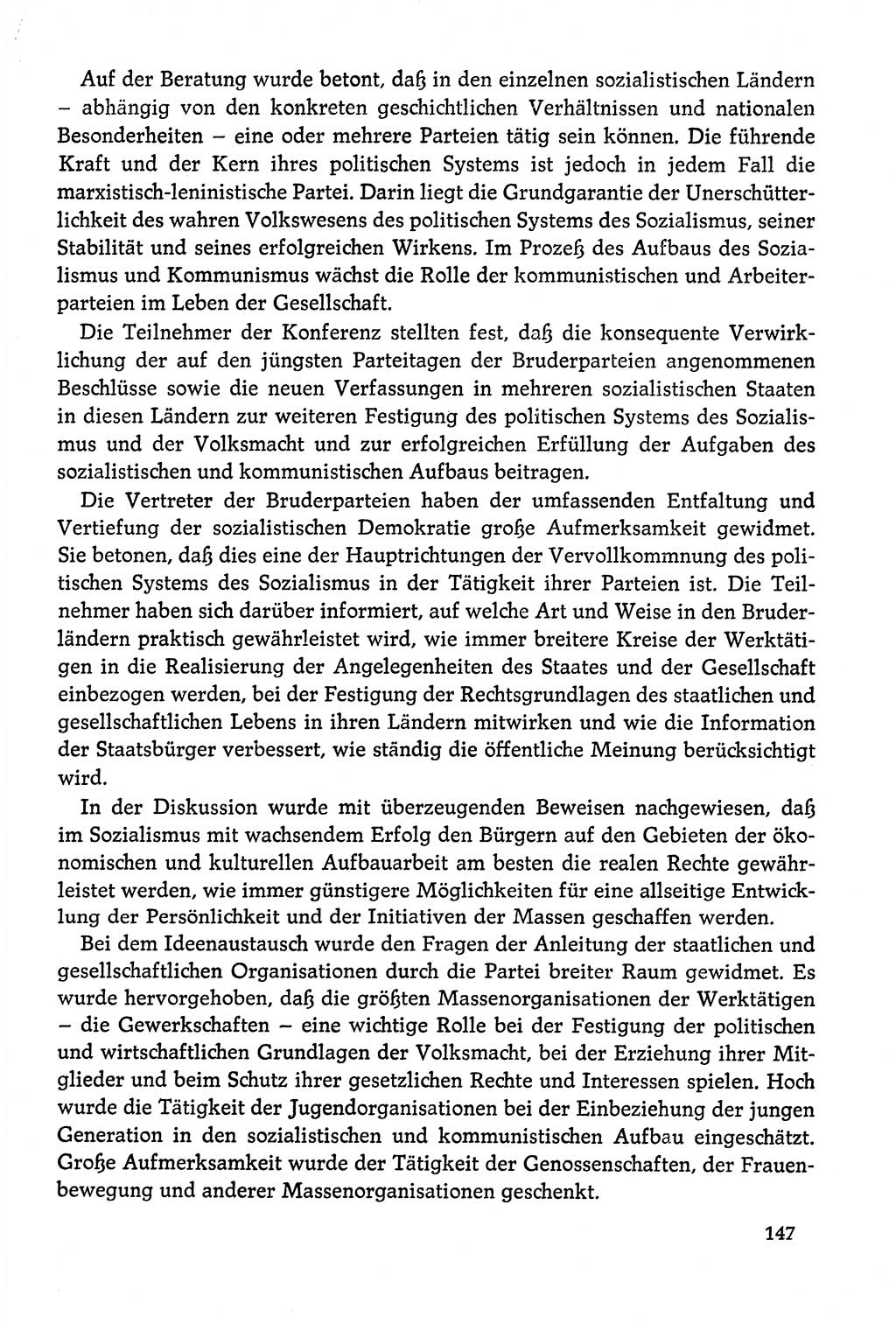 Dokumente der Sozialistischen Einheitspartei Deutschlands (SED) [Deutsche Demokratische Republik (DDR)] 1978-1979, Seite 147 (Dok. SED DDR 1978-1979, S. 147)